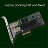 M.2 NVME Адаптер-ускоритель с поддержкой двух SSD для слота PCIE Адаптер-конвертер M+B Key SSD в PCIE Адаптер NVME