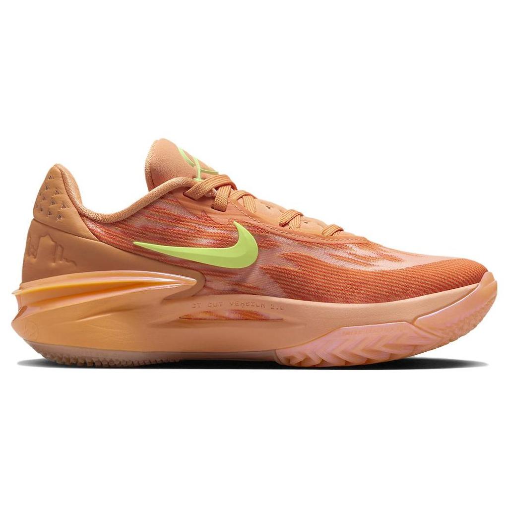 Nike Эйр Зум GT. Кроссовки для баскетбола женские, нескользящие, низкие, 'Arike Ogunbowale', оранжевые FQ8704-800