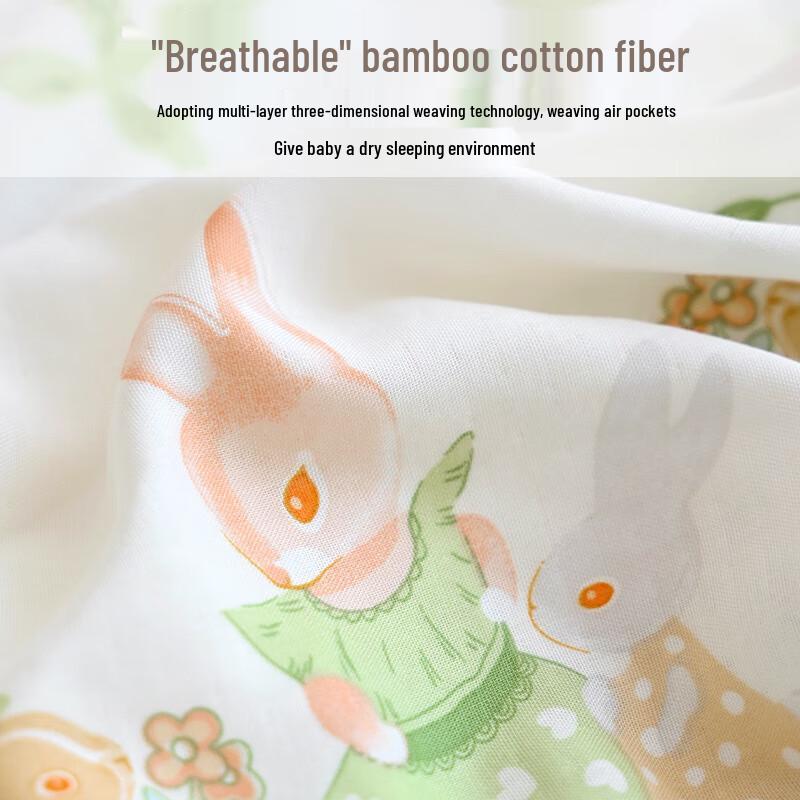 UKKNZZ Baby Bamboo Fiber Fitted Sheet