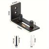 1 Set Smoothly Sliding Barn Door Bottom Guide Adjustable Floor Guide Roller