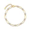 925 Silver Moissanite Bracelet Bracelet Women'S Premium Ins Wind Gold Chain Hand Jewelry