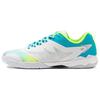 Li Ning Классификация амортизирующей функции Амортизирующая функциональность Низкие кроссовки для настольного тенниса Унисекс Белый Синий APPR001-4