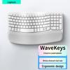 Эргономичная беспроводная клавиатура Logitech Wave Keys