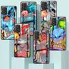 Стеклянный чехол для Samsung Galaxy A52 A71 A50 A51 A70 A21s A31 A72 A10 A12 A30 A22 5G, чехол для телефона, маска самурая Они, крутая