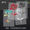 Beautiful A Rose Dead Vinyl Decal Car Sticker Waterproof Auto Decors For Truck Bumper Rear Window Laptop