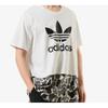 Adidas Originals Trefoil Camo Leopard Print Футболка с короткими рукавами Мужские топы Белые DN8034