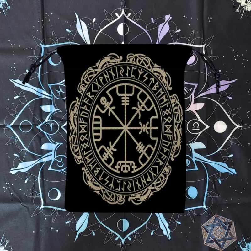 Мини Ювелирные Кости Карта Подарочный Мешочек на Завязках Мешочек для Гаданий Таро