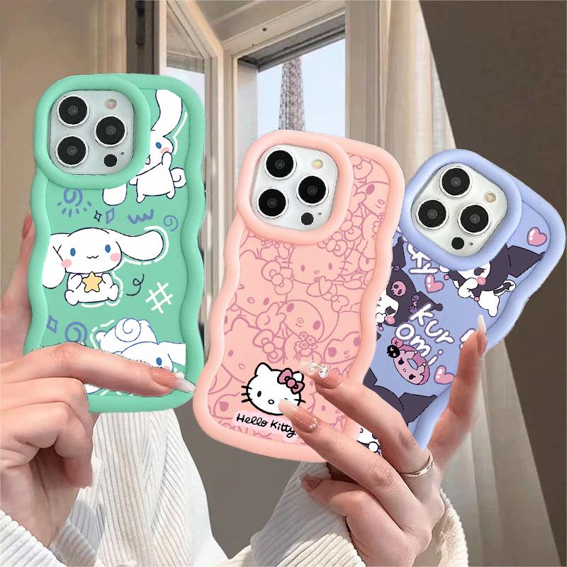 Чехол Sanrio Cinnamoroll Hello Kitty для Samsung Galaxy S26 S25 Ultra 5G S24 S23 S22 Ultra Plus FE A56 A17 A07 5G Kuromi