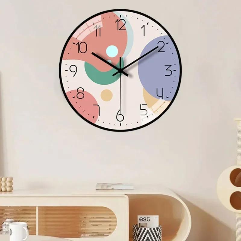 8 дюймов Простые модные настенные часы Тихие красивые трехмерные подходят для учебы Гостиной Спальни Для отправки друзьям