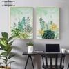 Натуральное растение, лист, цветок, картина, суккуленты, ботанический постер и принты, скандинавский настенный художественный холст, картина для дома, скандинавский декор