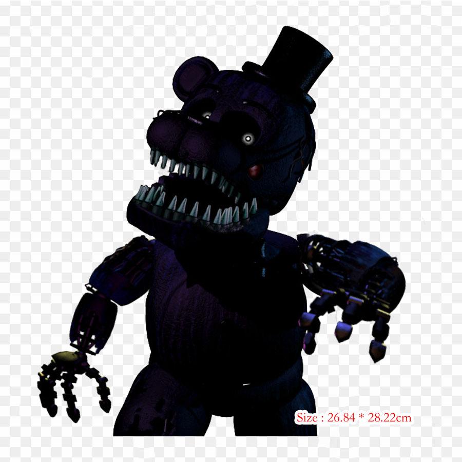 Five Nights At Freddy'S 2 Endoskeleton Iron On Heat Transfer Printing Vinyl Patches Sticker for Clothes DIY Appliques Washable Patches