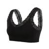 Women Fashion Lace Floral Edge Bralette Tops V-neck Sleeveless Tank Tops Crop Top Bra Ladies Camisole Vest Beauty Back Brassiere Femme
