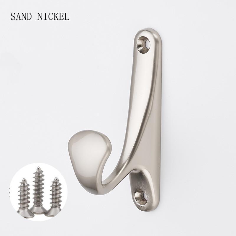 Vintage Clothes Hangers Zinc Alloy Wall Hook Cloth Coat Hat Hanging Hooks Bathroom Robe Hangers Kitchen Hook Racks With Screws