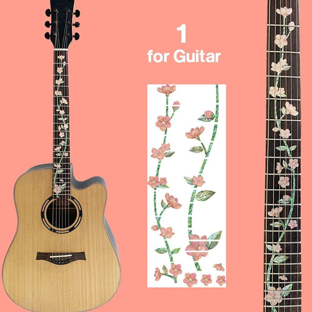 Украшения, аксессуары для гитары, ультратонкие наклейки, наклейка на гриф, инкрустация крестом, наклейки