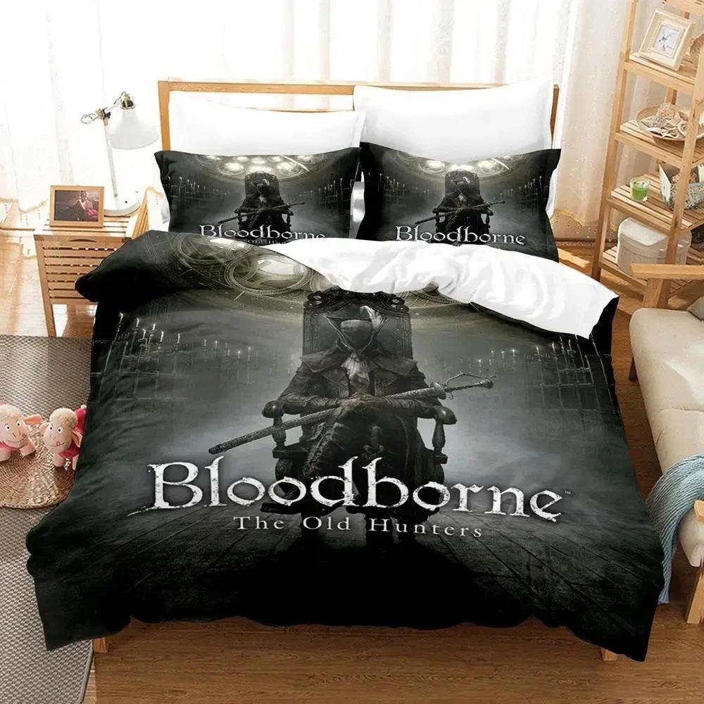 Игровой набор постельного белья Lady Maria Blodborne, 3D-печать, подходит для спальни, мягкий комплект с пододеяльником и наволочками, для детей, домашний текстиль