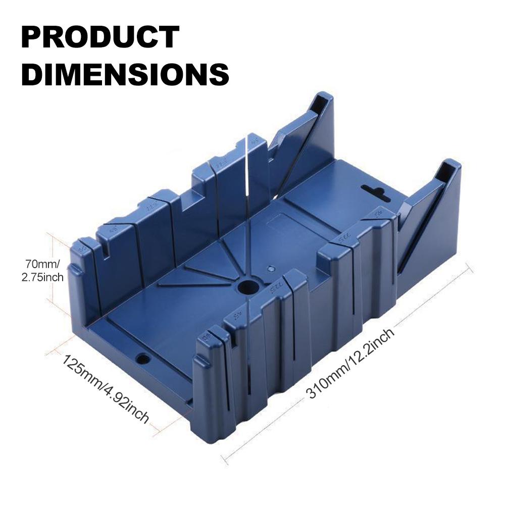 Зажим для резки дерева, стусло, направляющая пилы 22,5/45/90 градусов, угловой инструмент, многоугловой набор для самостоятельной сборки, шкаф для пилы из АБС-пластика