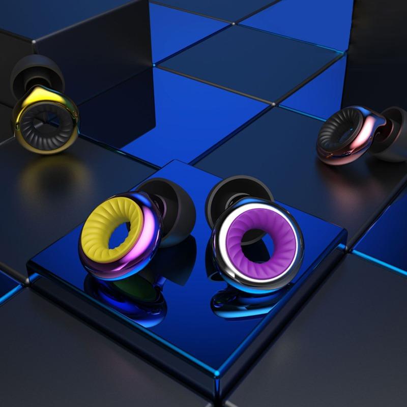 Шумоподавляющие бесшумные металлические силиконовые беруши с петлей-кольцом для сна и плавания