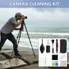 Набор для чистки камеры со средством для чистки сенсоров, грушей для сдувания пыли, карандашом для чистки линз и кисточкой для детализации для энтузиастов фотографии