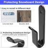 Snowboard Wall Rack Snowboard Wall Hanger Parts Wall Mounted Metal Tool Organizer Storage Hook Surfboard Holder For Apartment