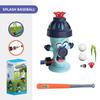 2-in-1 Water Sprinkler Baseball Helicopter Toy For Kids Outdoor Play, Attaches To Garden Hose, Summer Outside Toys Backyard Game Pool.