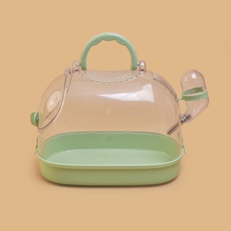 Pet Carriers Box for Hamster Carry Cage Small Animals Travel Box with Water Bottle GuineaPigs Pet Transport Carry Case