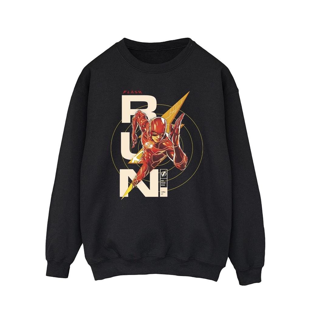 DC Comics Mens The Flash Run Sweatshirt