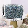 Цветочные восьмиугольные косметички для женщин, косметичка, большая вместимость, дорожная сумка для хранения, переносная сумка для туалетных принадлежностей, косметичка