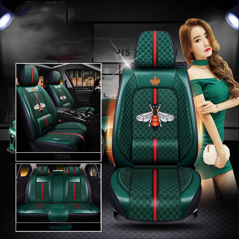 Чехол на автомобильное сиденье, универсальная зимняя подушка для автокресла, 5 мест, универсальный чехол для автомобильного сиденья, водонепроницаемый