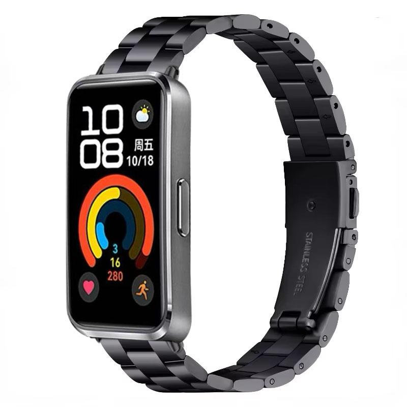 Металлический ремешок для Huawei Band 10 9 8 Умные часы Нержавеющая сталь Сменный браслет Наручный ремешок Для Huawei Band 8/9/10 Аксессуары
