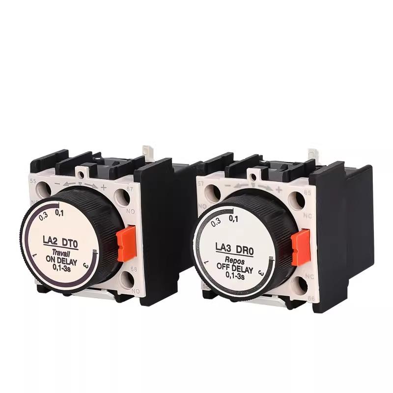 Контактор задержки времени Воздушная задержка Вспомогательный контактный блок LA2DT2 LA2DT0 LA2DT4 LA3DR0 LA3DR4 LA3DR2