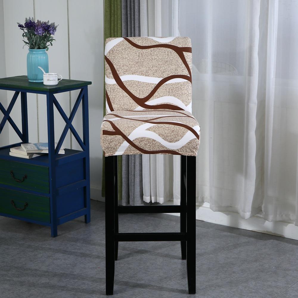 Антигрязный высокий табурет, чехол для барного стула, эластичный чехол для стойки, чехол для стула для банкета, столовой, кухни, защита для барного стула Housse De Chaise