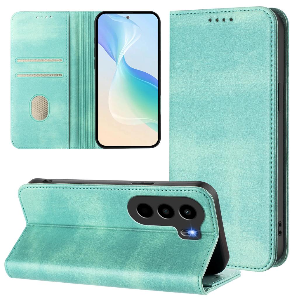 For Itel Power 70 4G Wallet Cases Retro Texture RFID Blocking Leather Phone Cover