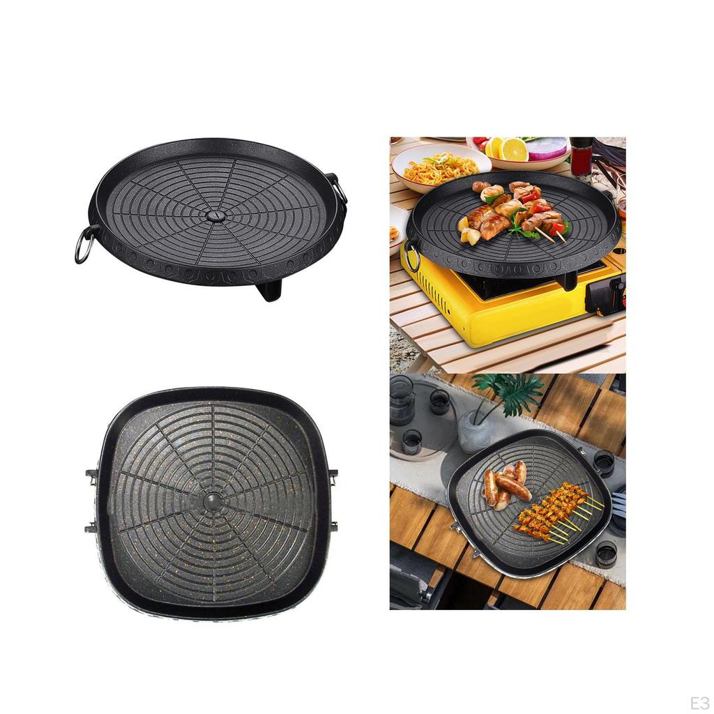 Korean BBQ Grill Pan for Outdoor Cooking