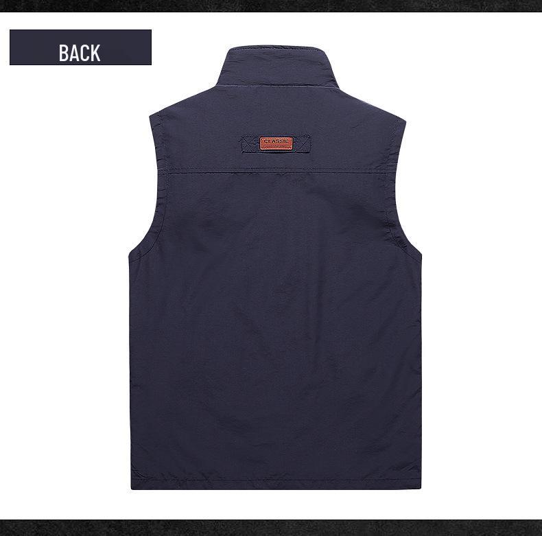 Летний жилет для занятий спортом на открытом воздухе: Дышащий однотонный топ для рыбалки и велоспорта с индивидуальной вышивкой