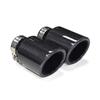 BMW Universal Gloss Black 304 Stainless Steel Carbon Fiber Muffler Tailpipe - Tailpipe Modification