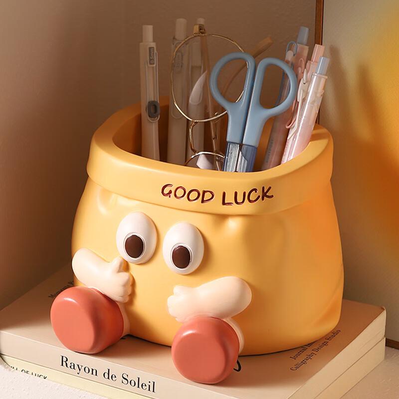 Creative Paper Bag Design Desktop Organizer