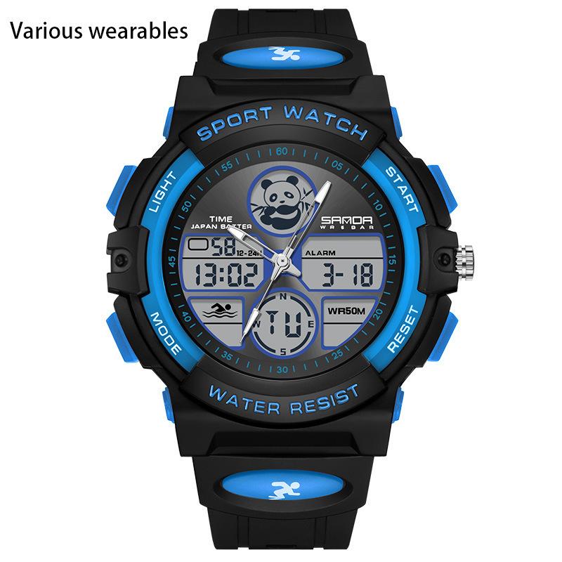Электронные часы многофункциональные студенческие водонепроницаемые трендовые мужские и женские часы-астронавты