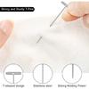 200 шт. Т-образные булавки, 2 дюйма, из нержавеющей стали, для фиксации париков при вязании и крючке, Т-образные булавки для шитья париков, поделок, изготовления украшений, моделирования, квилтинга