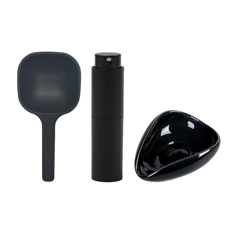 Coffee Bean Measuring Cup Spoon Spray Bottle Set for Coffee Tea Measuring Container Measuring Tray Set Espresso Accessories