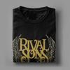 Всесезонная мужская женская рубашка Rock Rival Sons Metal Band, одежда, музыка, топы из чистого хлопка, футболка, новинка