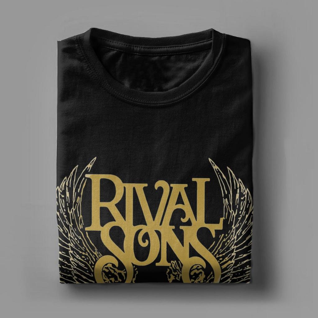 Всесезонная мужская женская рубашка Rock Rival Sons Metal Band, одежда, музыка, топы из чистого хлопка, футболка, новинка
