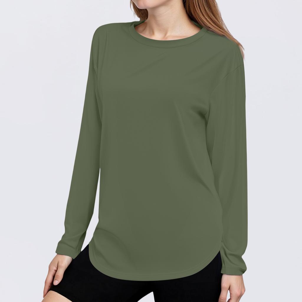 Женская рубашка Sunblock Ice Silk с длинным рукавом Upf 50+, легкая быстросохнущая футболка для походов