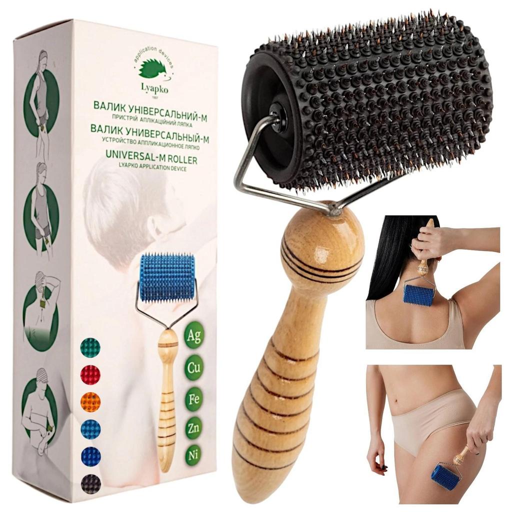 Applicator Lyapko Roller Universal 3.5 Ag Acupuncture Needle Massager For Slimming, Recovery, Cellulite
