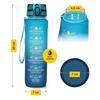 4FIZJO TRITAN Water Bottle 1l Blue