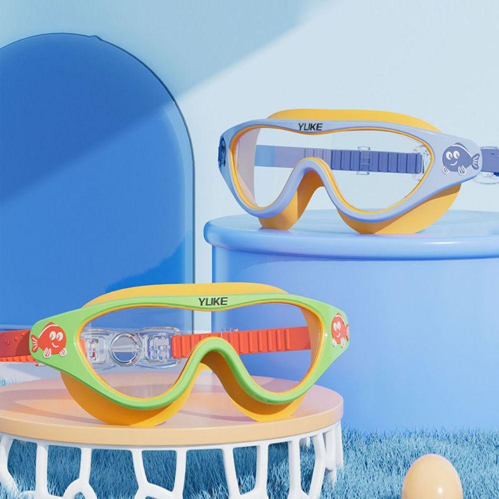 Anti Fog Children Swim Glasses Soft Silicone Swimming Eyewear for Kids Outdoor