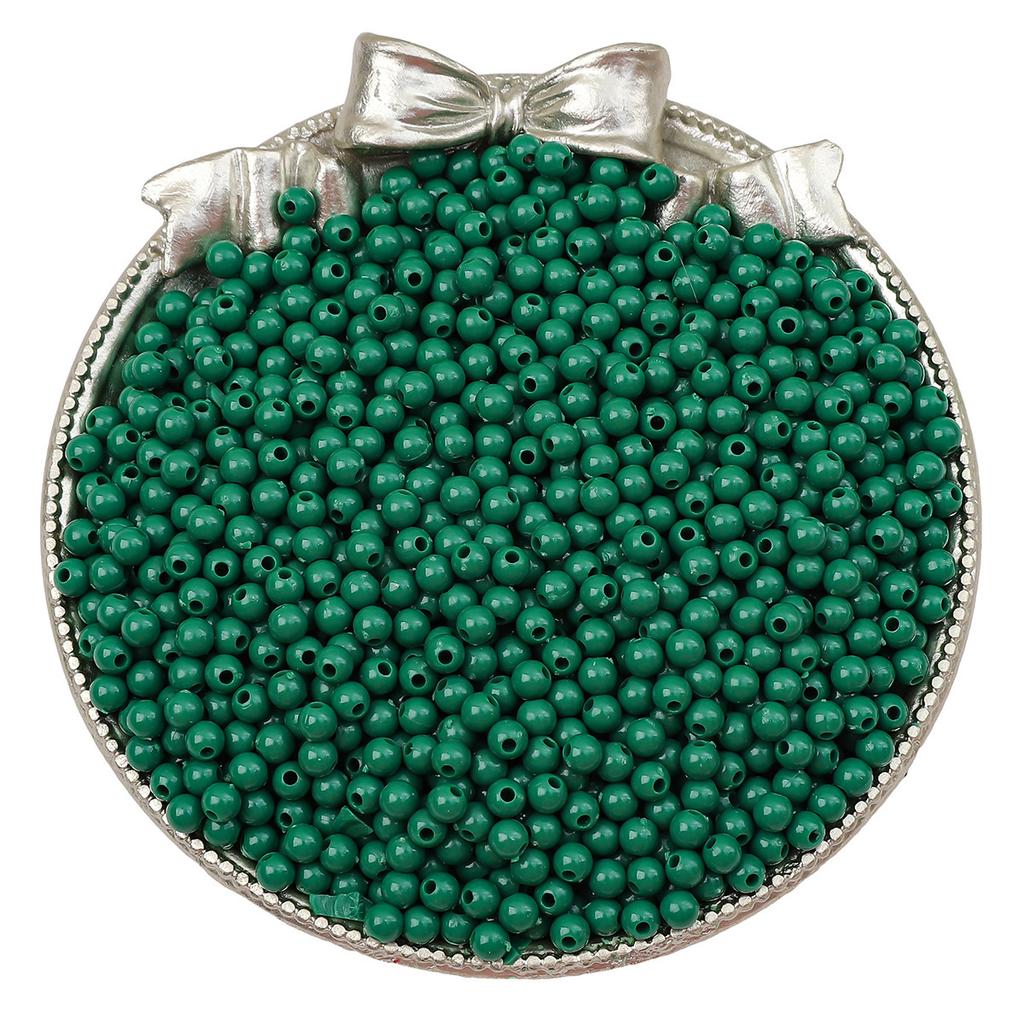 Бусины для браслета ручной работы 3/4 мм акриловые однотонные круглые бусины бусины ручная работа бусины для браслета россыпью бусины ювелирные аксессуары