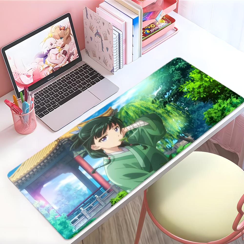 Gentle Cute Anime The Aapothecary Diaries Maomao Mouse Pad Large Thick Desk Pad Stitched Edges Gaming Mouse Mat For Pc