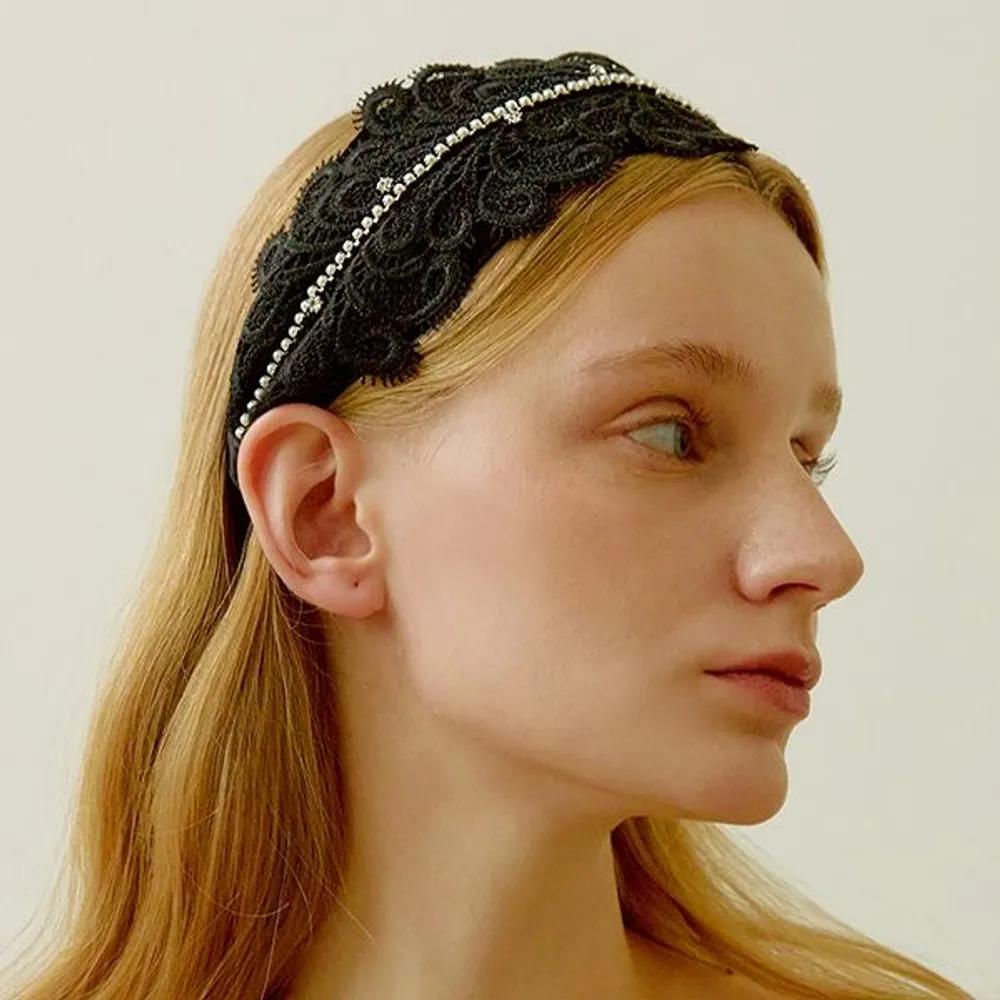 Big Lace Line Hairband JC030HB