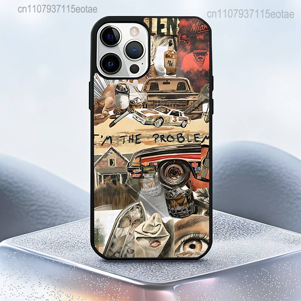 M-Morgan певец W-Wallen MW Магнитный чехол для телефона Для IPhone 14 16 17 13 12 11 15 Pro Max Plus Для Magsafe Беспроводная зарядка Чехол