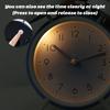 Ins Style Metal Alarm Clock Battery Powered (AA) Cute Decorative Clock for Home Office